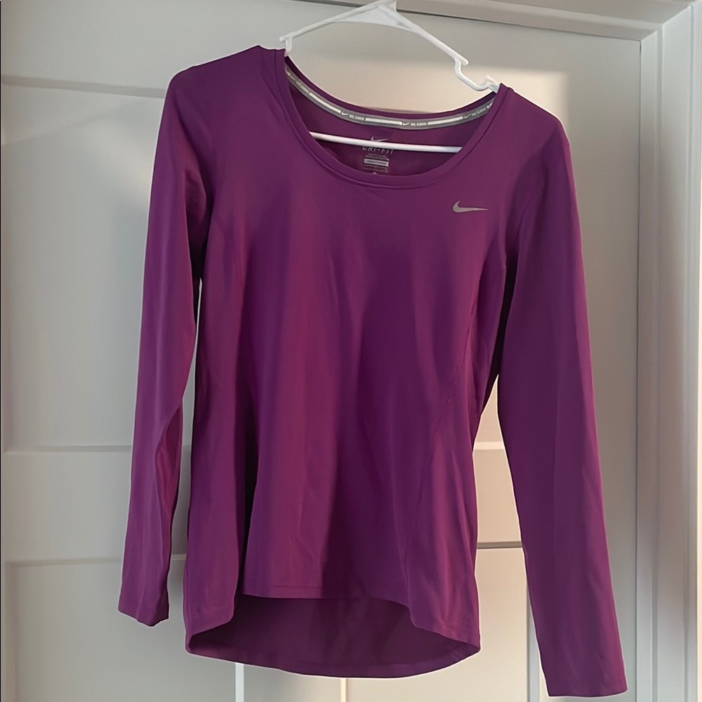 Nike Women's Purple Long Sleeve Top